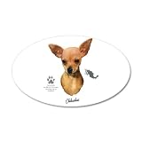 38.5x24.5O Wall Vinyl Sticker Chihuahua from Toy Group and Mexico