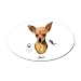 38.5x24.5O Wall Vinyl Sticker Chihuahua from Toy Group and Mexico