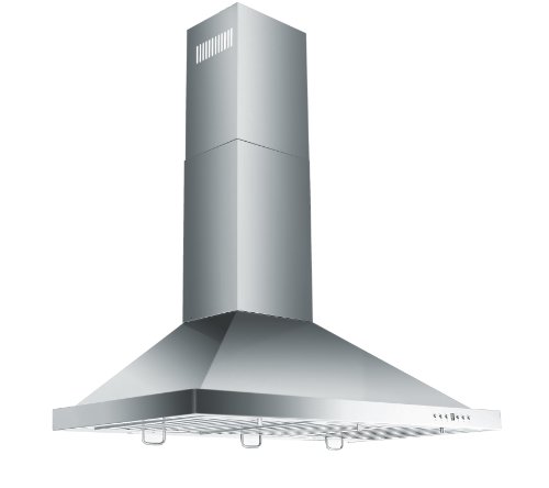 Z Line ZLKB36 Stainless Steel Wall Mount Range Hood, 36-Inch