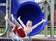 S.R. Smith 695-209-23 Vortex Full Tube with Ladder Pool Slide, Blue