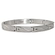 Titanium Men's Link Bracelet 7.5mm Wide - 8.5 Inches