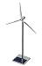 Solar Wind Turbine - Polished Aluminum