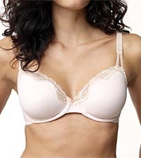 Lunaire Aruba seamless microfiber with lace trim bra