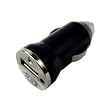 Black Compact Car Socket Universal USB Mini Car Charger Adapter for digital cameras, PDAs, mobile phones