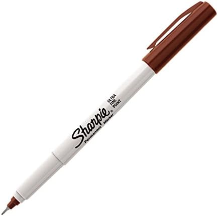 Sanford Ink Corporation : Permanent Marker, Ultra-Fine, Brown -:- Sold as 2 Packs of - 1 - / - Total of 2 Each