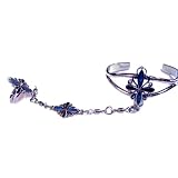 3 Pc Slave Bracelet with Turquoise Cross Design by Roger Enterprises