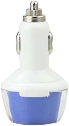 Pikos Dual USB Out Put 5V 2A Car Charger for Cell Phone and Digital Devices (Blue)