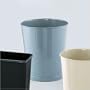 Fire-Safe Steel 11-Gallon Round Wastebasket, 15.75"Diax18"H, Almond URIWB44AL