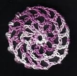 Purple Multi Hair Net Crocheted Hair Bun Cover- MINI