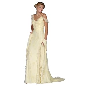 Formal Evening Gown. Ruffle Dress with Train for Prom, P