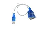 Sabrent SBT-USC1M Hi-Speed USB 2.0 to Serial (9-pin) DB-9 RS-232 Adapter Cable (1-foot, Blue)