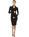 PattyBoutik Mama Cowl Neck Long Sleeve Maternity Dress