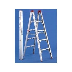 5 Foot Doubl Sided Compact Folding Ladder