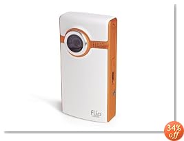 Flip Video Ultra Series Camcorder, 60 Minutes (Orange)