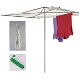 Household Essentials 6000 32-Line Outdoor Parallel-Style Clothes Dryer with Aluminum Arms