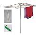 Outdoor Parallel Clothes Dryer Clothesline Jumbo Size Aluminum @ 246ft by Whitney Design