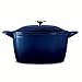 TRAMONTINA 6.5 Qt ROUND Dutch Oven Cobalt Blue Enameled Cast Iron