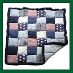 Kuscheldecke Baby Quilt Patchworkdeck...