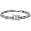 Stainless Steel Polished Bracelet - 8.5'' long