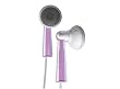 Cresyn C240EG Iphone and Ipod Compatible Stereo Earbud Headphones (Violet Accents)
