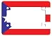 Porto Rico Motorcycle License Plate Frame