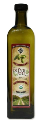 Raw, Certified Organic, Centrifuged, Extra Virgin Olive Oil by Wilderness Family Naturals