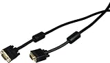 Produkt-Bild: mumbi High Quality VGA Kabel FERRIT 15polig Stecker / doppelt geschirmte Koax RGB Leitungen / 10m Monitorkabel mit Ferrite