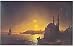 View Of Constantinople By Moonlight Postcard