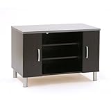 Cosmos Collection TV Stand/Gaming Station in Black Onyx/Charcoal Finish By  ....
