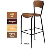 Walsh and Simmons Seating EMC 1425 Metal and Regency Solid Back Bar