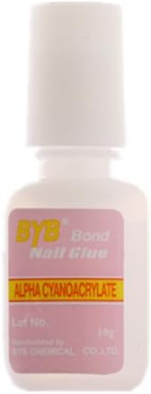 VIPMALL Acrylic Bond Nail Glue With Brush-Pink