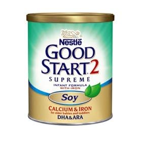 Nestle Good Start 2 Supreme DHA & ARA Soy Infant Formula with Iron, Powder - 12.9 Oz, 6 per pack
