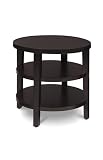 Office Star MRG09 Merge Round End Table, Espresso