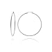 Sterling Silver Tarnish-Free Polished 2mm x 30mm Tube Hoop Earrings