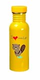 Blue Q - I Heart Water Beaver Stainless Steel Water Bottle