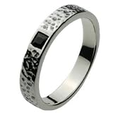 【シルバーアクセサリー リング・指輪】 アンティーク調 細身 ブラックジルコニア メンズ cenote-r0240 指輪 ジルコニア
