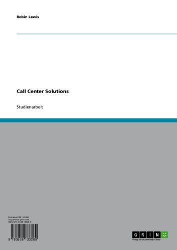 Call Center Solutions (German Edition)