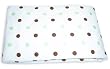 American Baby Company Crib Sheet Percale, Celery Dots