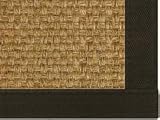 Amalfi 100% Sisal Area Rug Carpet - Onyx - 9 Sizes Available