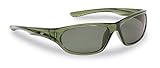 Flying Fisherman Remora JR Angler Polarized Sunglasses, Crystal Green Frame, Smoke Lenses
