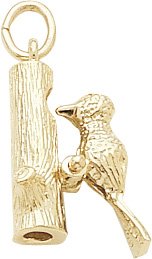 Bird Woodpecker Charm by Rembrandt Charms