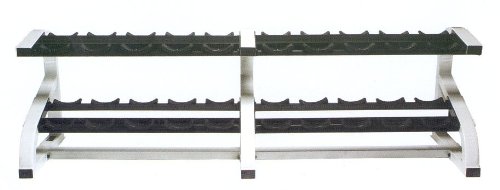 Dumbbell Rack - 10 Pair Dumbbell Rack w/ Stirrups