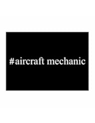 Home: Teeburon Hashtag Aircraft Mechanic Pack of 4 Decal - USA