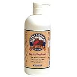 Grizzly Salmon Oil All-Natural Dog Food Supplement in Pump-Bottle Dispenser, 32 Ounces