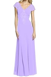 V-neck Beaded Chiffon Evening Dress/Prom Dress/Party Dress/Wedding Dress 