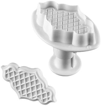 GONGXI Cloud Shape Cake and Cookie Cutter Mold with Plunger (2 Pieces)