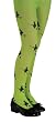Girls Lime Glitter Witch Tights
