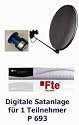P693 dig. Satanlage 1 TN, 80 anthrazit, FTE Max S 92
