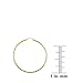 Yellow Gold-Flashed Diamond-Cut Hoop Earrings
