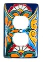 Mexican Talavera Switch Plate #2 - MC*